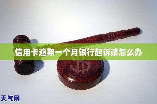 bg大游娱乐信用卡逾期一个月银行起诉该怎么办